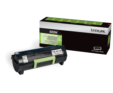 Original Lexmark 502H (50F2H00) BK Schwarz Toner (~5000...