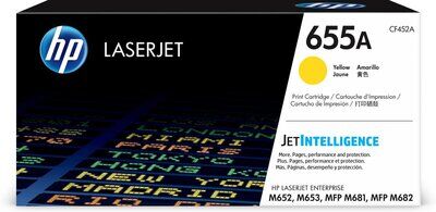Original HP 655A (CF453A) Toner Gelb (~10.500 Seiten)