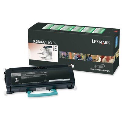 Original Lexmark X264A11G Toner BK Schwarz (~3.500 Seiten)