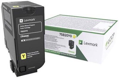 Original Lexmark 75B20Y0 Toner Gelb (~10.000 Seiten)