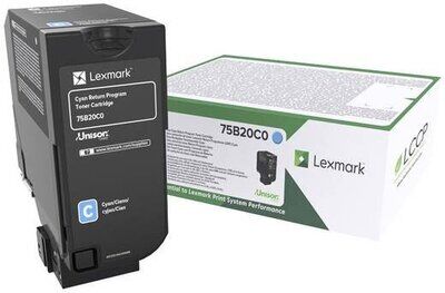 Original Lexmark 75B20C0 Toner Cyan (~10.000 Seiten)