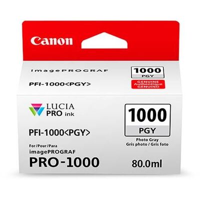 Original Canon PFI-1000 PGY Fotograu 0553C001...