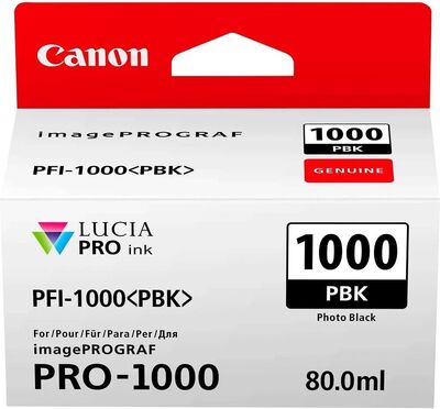 Original Canon PFI-1000 PBK Schwarz foto 0546C001...