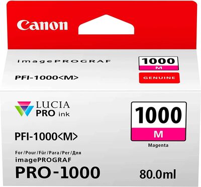 Original Canon PFI-1000 M Magenta 0548C001 Tintenpatrone...