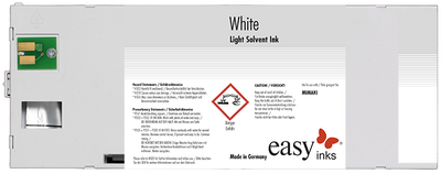 Kompatibel easy SS21 Solvent Tinte Weiss SS21-220-W, 220...