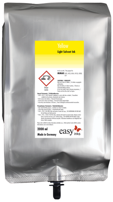 Kompatibel easy SS21 Solvent Tinte Yellow SS21-BAG2-Y, 2...