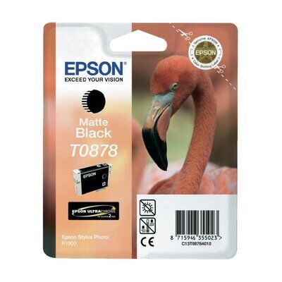 Original Epson T0878 Druckerpatrone Schwarz (matt) (11.4ml)