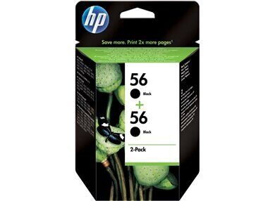 Original HP C9502AE 56+56 Multipack Schwarz