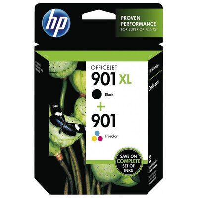Original HP SD519AE 901 Value Pack Schwarz + Color
