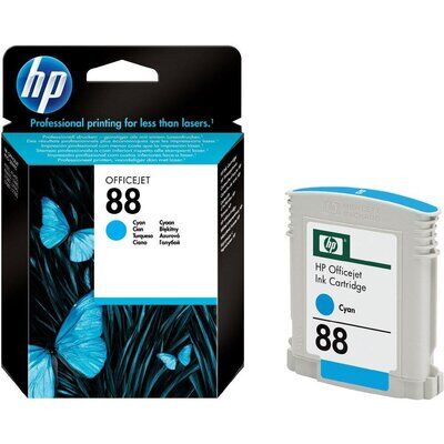 Original HP C9386AE 88 Druckerpatrone Cyan (~900 Seiten)