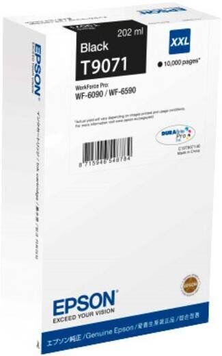 Original Epson T9071 BK Schwarz Druckerpatrone (~10.000...