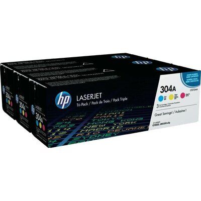 Original HP CF372AM 304A Multipack 3 Toner C M Y