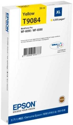 Original Epson T9084 (C13T908440) Gelb (~4.000 Seiten)