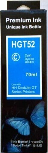 Kompatibel zu HP GT52 C M0H54AE Tinte Cyan (70ml)