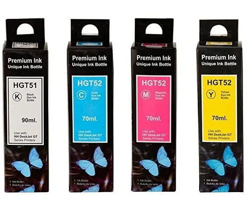 Kompatibel zu HP GT51 / GT52 BK C M Y Tinte 4er Set Multipack