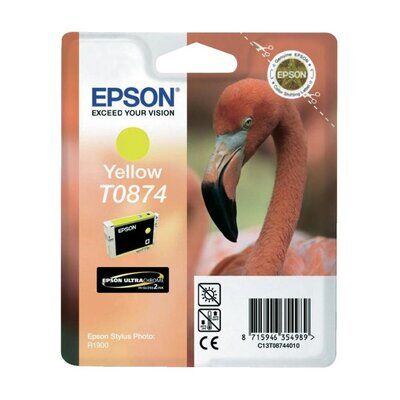 Original Epson T0874 Druckerpatrone Gelb (11.4ml)