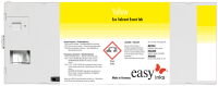 Kompatibel easy Eco Solvent Exact Tinte Yellow ESP-VJ-220-Y für Mutoh ValueJet, 220ml Kartusche