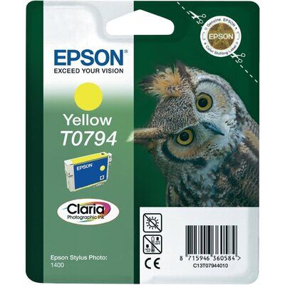 Original Epson T0794 Gelb Druckerpatrone (11ml, ~885 Seiten)