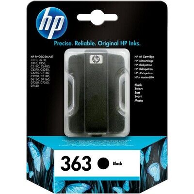Original HP C8721EE 363 Druckerpatrone Schwarz (~410 Seiten)
