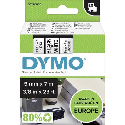 Dymo D1 41913 9mm x 7m Schriftband Selbstklebend Etikett...