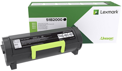 Original Lexmark 51B2000 Toner Schwarz (~2.500 Seiten)