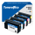 Kompatibel zu HP Officejet Pro 8740 Druckerpatronen 953 XL BK C M Y Druckerpatronen 4er Set