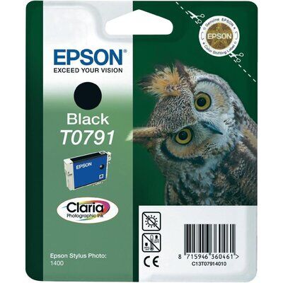 Original Epson T0791 Schwarz Druckerpatrone (11ml, ~540...