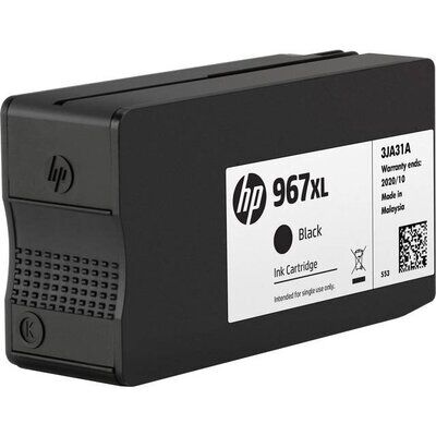 Original HP 967 XL 3JA31AE Druckerpatrone Schwarz 3000...