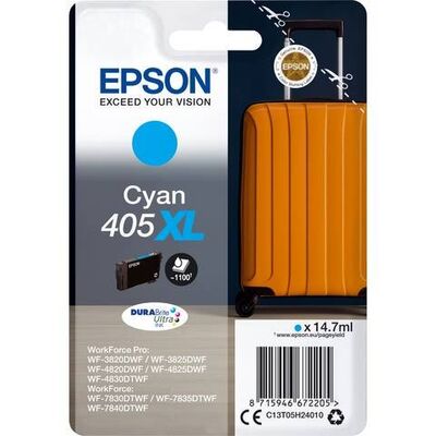 Original Epson 405 XL C Cyan C13T05H24010 Druckerpatrone...