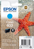 Original Epson 603 (C13T03U24010) Druckerpatrone Cyan (130 Seiten)