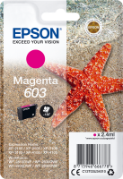 Original Epson 603 (C13T03U34010) Druckerpatrone Magenta (130 Seiten)
