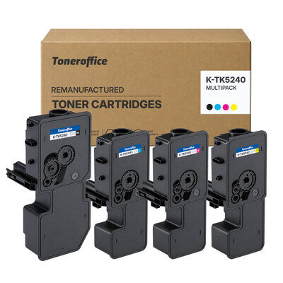Kyocera TK-5240 Premium Recycling-Toner BK C M Y 4er Set...