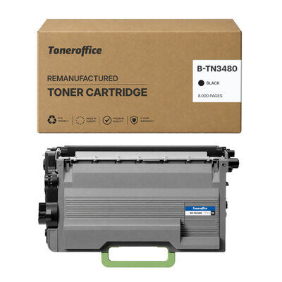 Brother TN-3480 BK Premium Recycling-Toner Schwarz (ca....