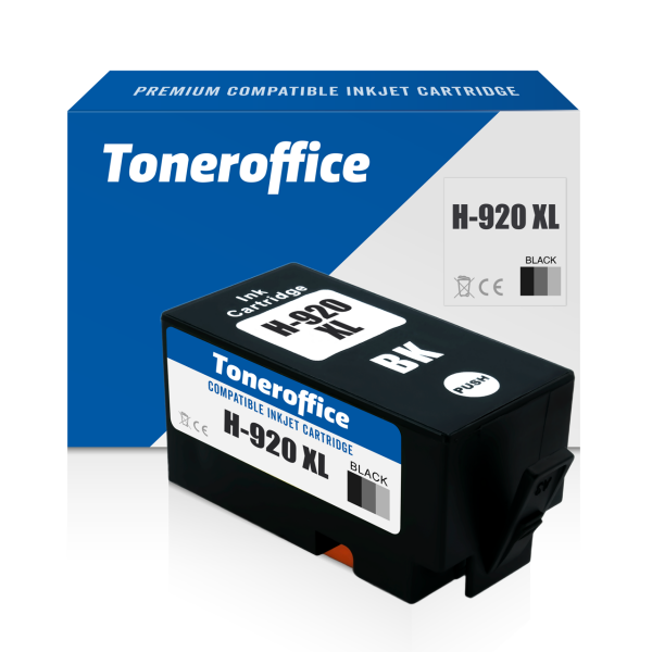 Kompatibel HP 920 XL Druckerpatrone Schwarz Officejet 6000 6500 7000 7500 E710 (50ml)