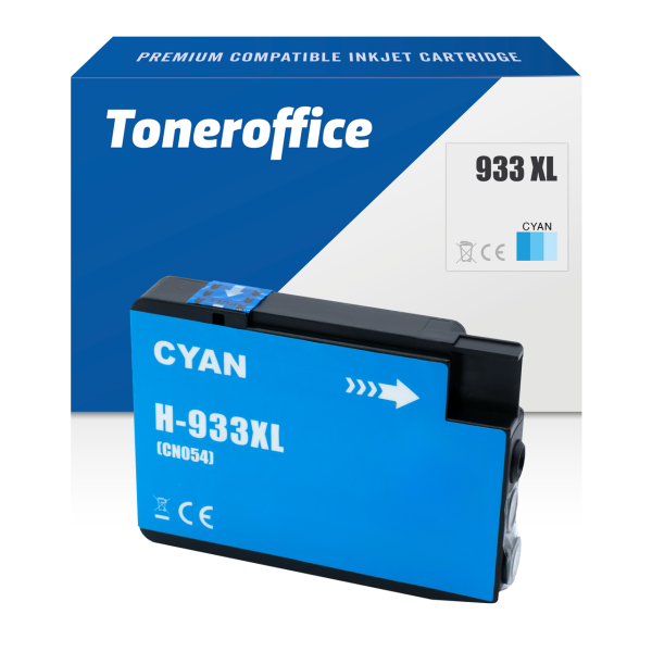Kompatibel zu HP 933 XL CN054AE Druckerpatrone Cyan (13ml)