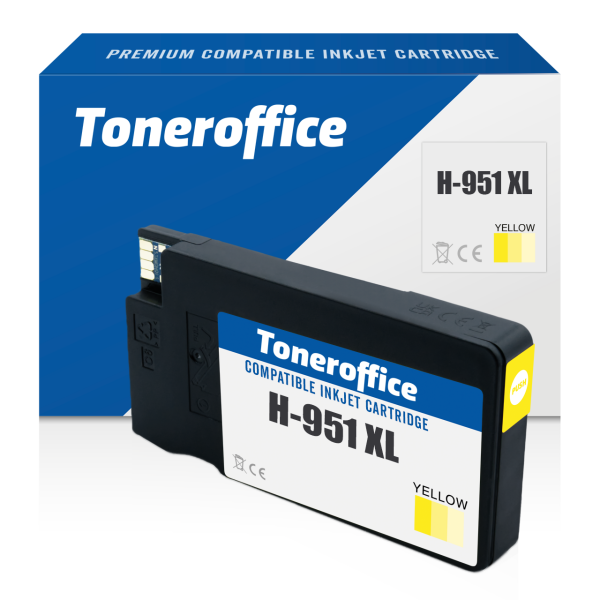 Kompatibel zu HP 951 XL CN048AE Druckerpatrone Gelb (25ml)