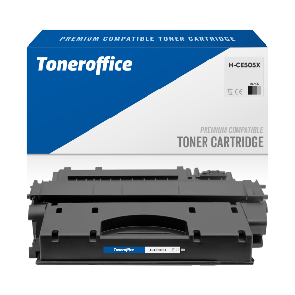 Kompatibel zu HP Laserjet P2055 D DN CE505X 05X Toner Schwarz (~6500 Seiten)