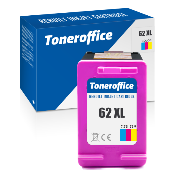 Kompatibel zu HP 62 XL C2P07AE Druckerpatrone 3-colors (18ml)