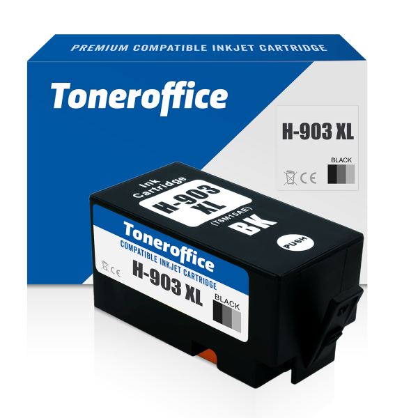 Kompatibel zu HP 903 XL T6M15AE Druckerpatrone BK Schwarz (21ml)