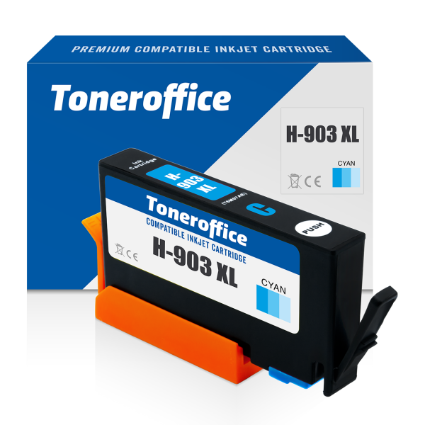 Kompatibel zu HP 903 XL T6M03AE Druckerpatrone Cyan (14,2ml)