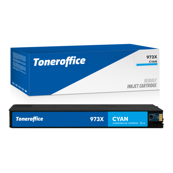 Kompatibel HP Pagewide Pro 452 DW 477 DW Managed P55250 DW P57750 HP 973 X C Druckerpatrone Cyan