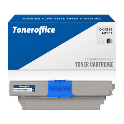 Kompatibel zu OKI C332 MC363 DN DNW Toner Schwarz (~3.500...