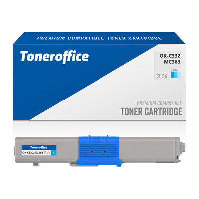 Kompatibel zu OKI  C332 MC363 DN DNW Toner Cyan (~3.000...