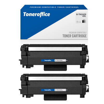 Kompatibel Brother TN-2420 XXL Toner mit Chip Doppelpack...