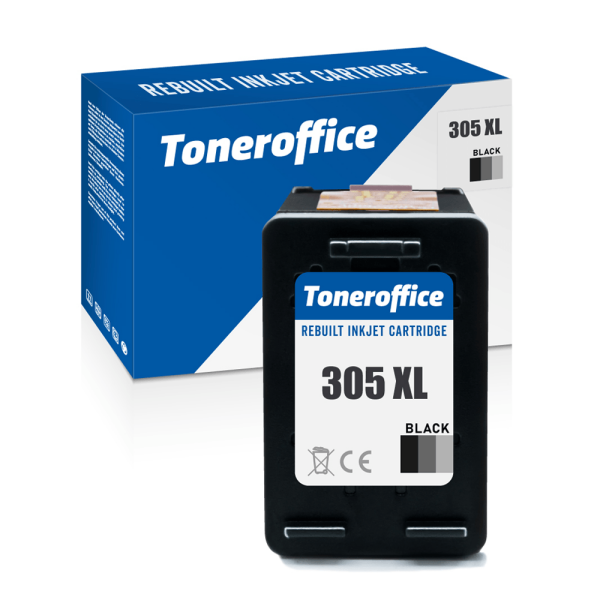 Kompatibel zu HP 305 XL Schwarz 3YM62AE Druckerpatrone (~678 Seiten) 180% mehr Inhalt