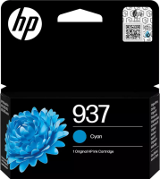 Original HP 937 Cyan 4S6W2NE Druckerpatrone (~800 Seiten)