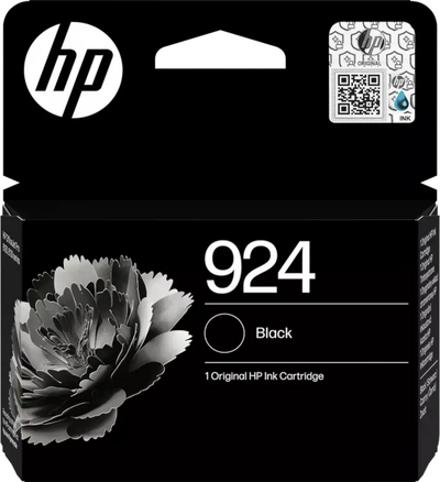 Original HP 924 Druckerpatrone BK Schwarz 4K0U6NE (~500...