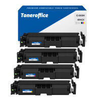 Kompatibel zu Canon 069 H Toner BK C M Y 4er Set Multipack (BK~7600 S./CMY~5500 S.)