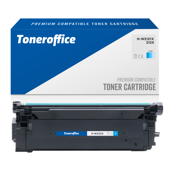 Kompatibel zu HP 212X W2121X Toner C Cyan (~10000 Seiten)