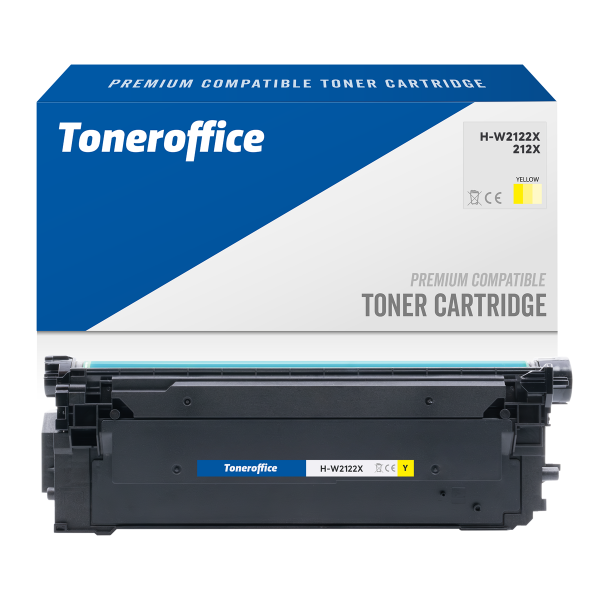 Kompatibel zu HP 212X W2122X Toner Y Yellow (~10000 Seiten)